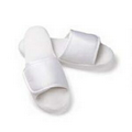 Men's Open Toe Microfiber Slippers with Velcro Closure
